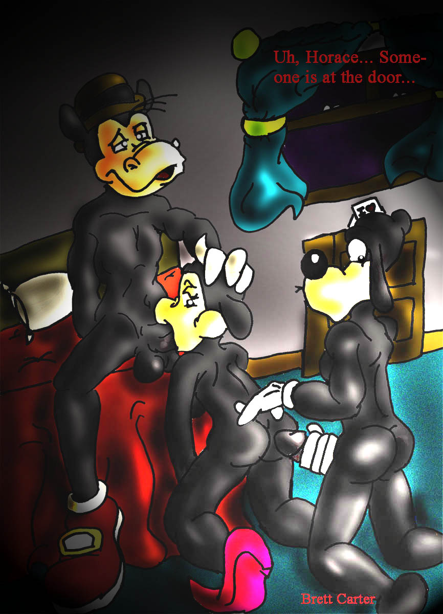 Brett Carter Horace Horsecollar and Clarabella Cow Picture 14