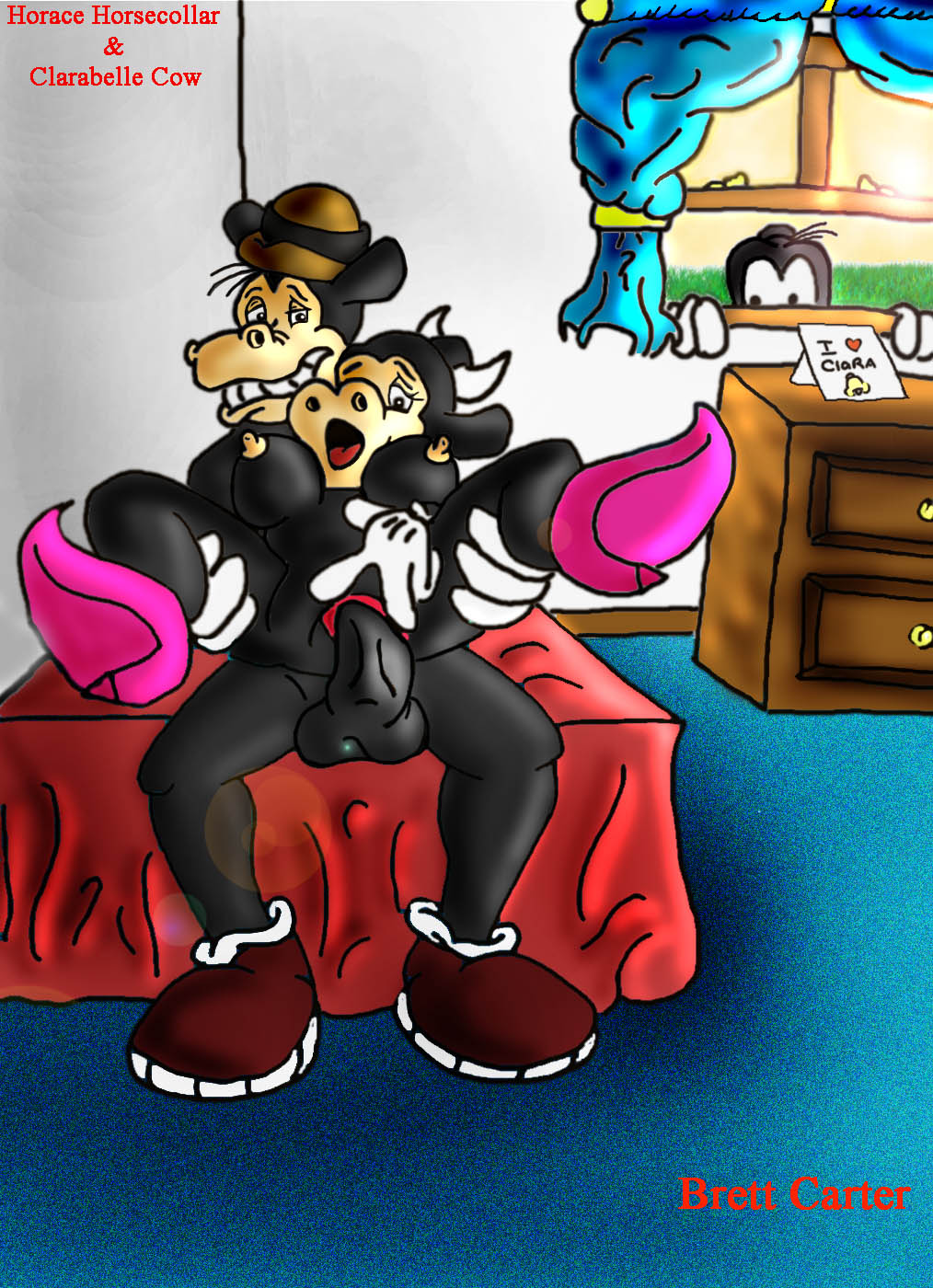 Brett Carter Horace Horsecollar and Clarabella Cow Picture 8