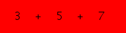enter the sum of these 3 numbers