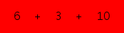 enter the sum of these 3 numbers